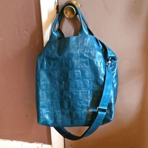 Abroad leather over night bag